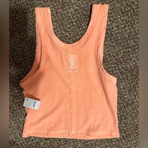 NWT FREE PEOPLE “MELON” ORANGE TOP